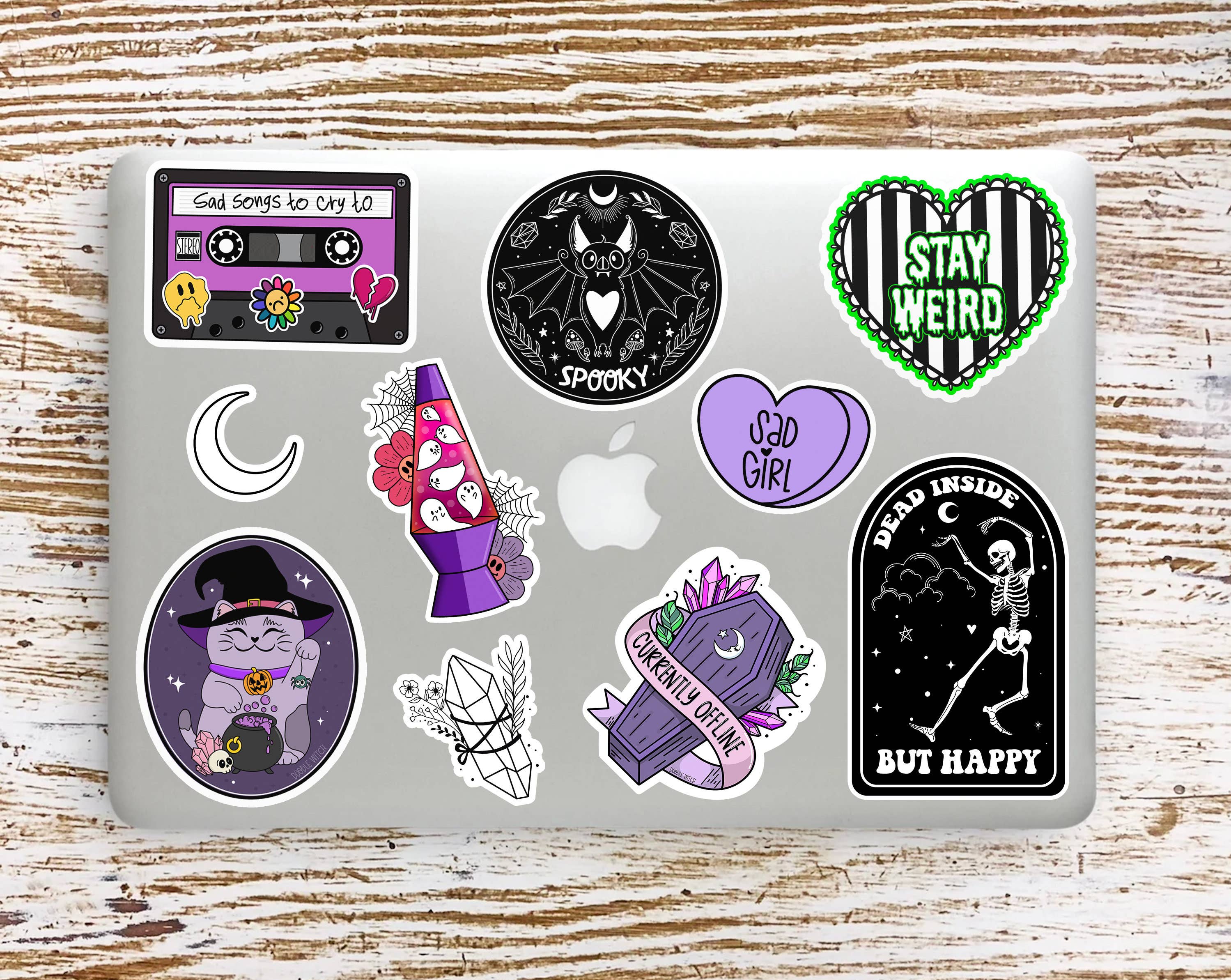 Spooky Bat Sticker, Spooky Season Sticker, Bat Lover Sticker